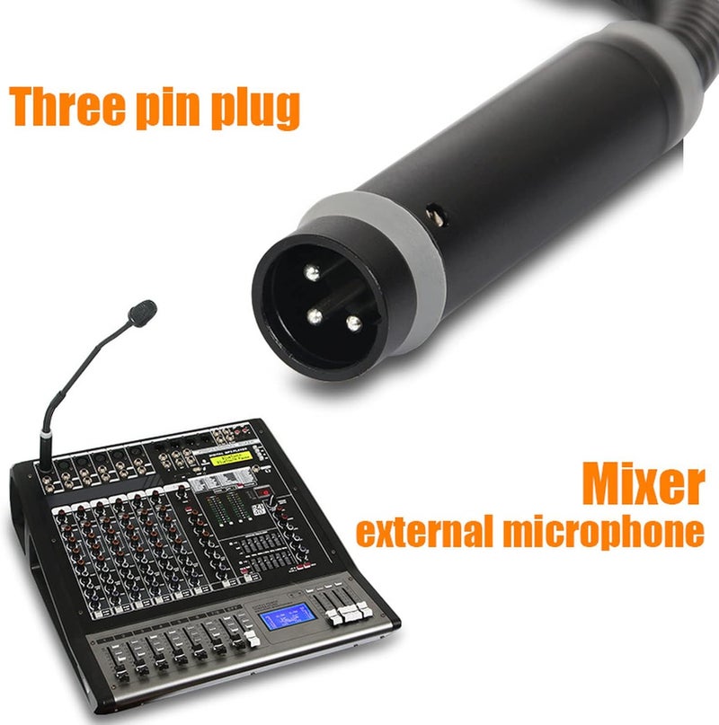 micfuns Professional Dynamic bob Barker Microphone for DJ Mixer Dedicated Disc Shouting Microphone KTV Bar Gooseneck Mic - Image 3